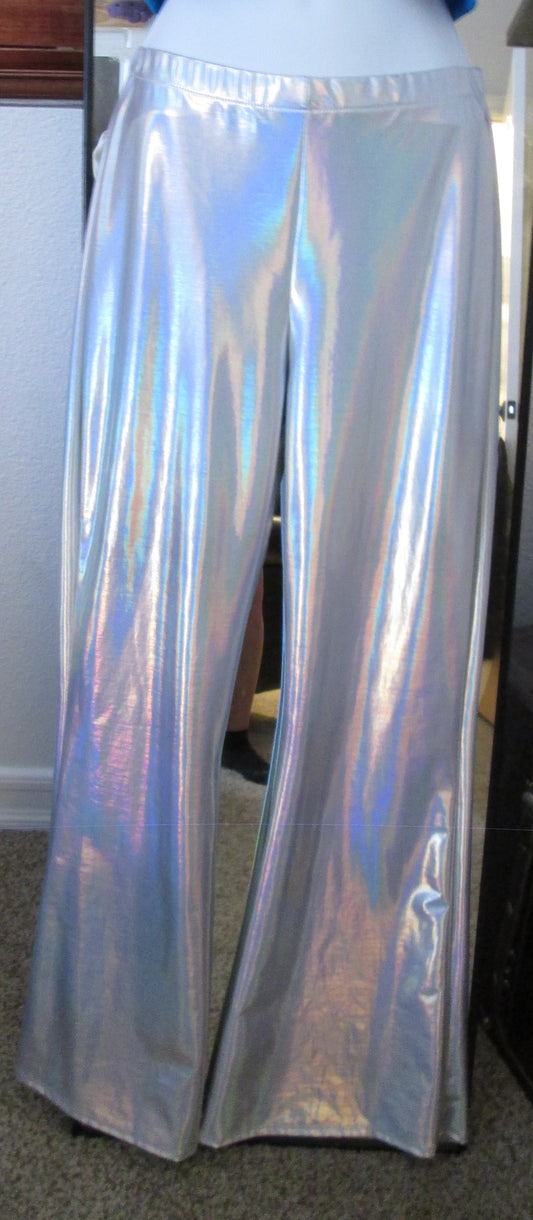 Urs Silver Shiny Long Pant